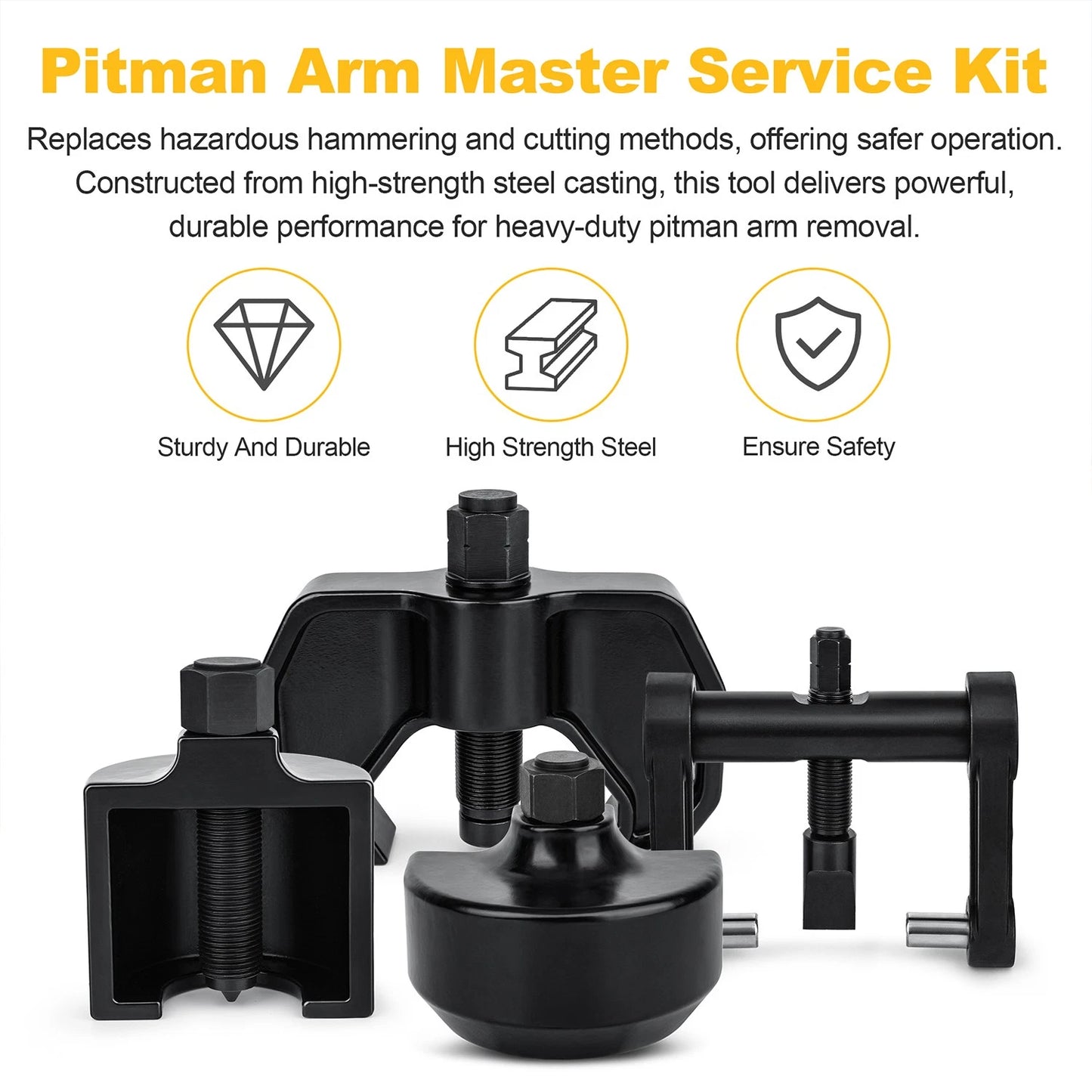 Heavy Duty Pitman Arm Puller and Spreader Kit, Professional Service Tools 20388