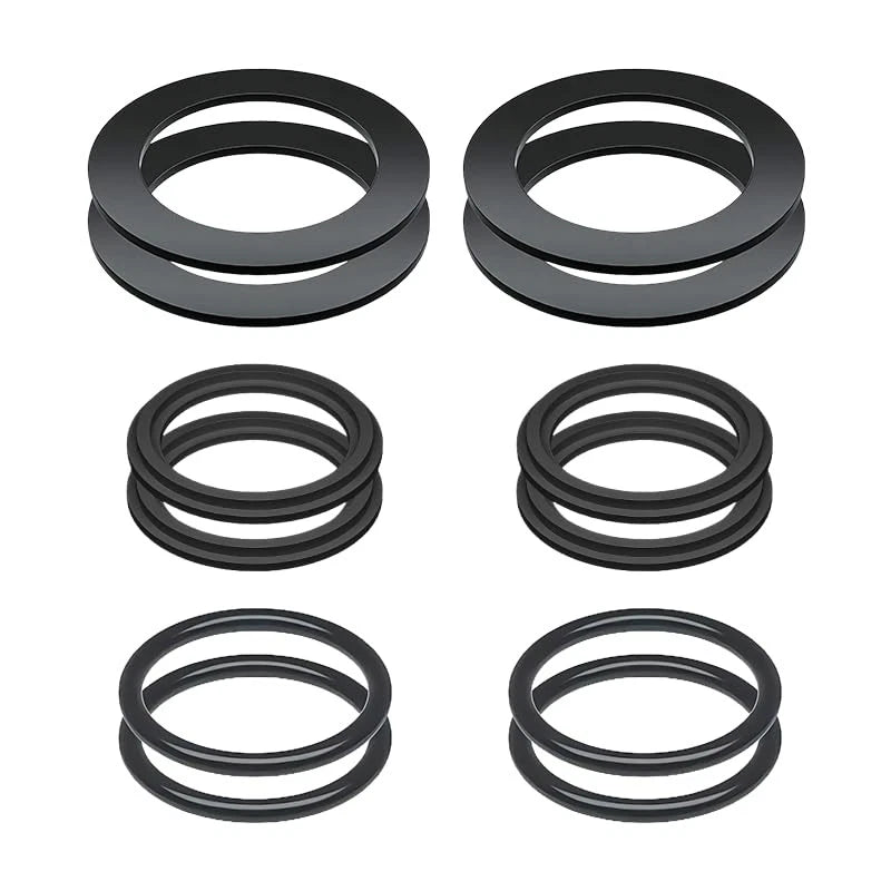 YMHYJY 25076RP Washer and Ring Kit for 1-1/2in Fittings, 1.5 inches, Black