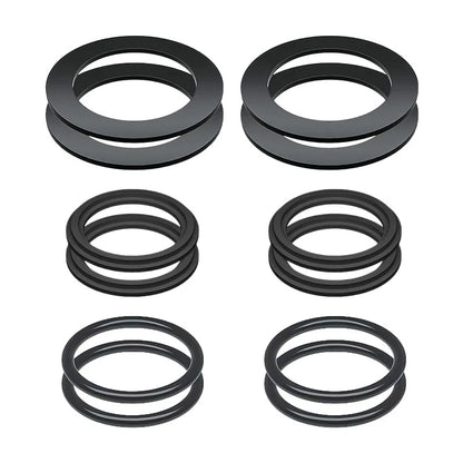 YMHYJY 25076RP Washer and Ring Kit for 1-1/2in Fittings, 1.5 inches, Black
