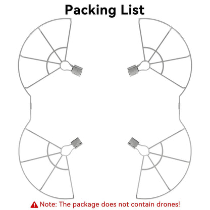 Craznick Propeller Guard for DJI Air 3S/Air 3 Drone Quick Release Prop black