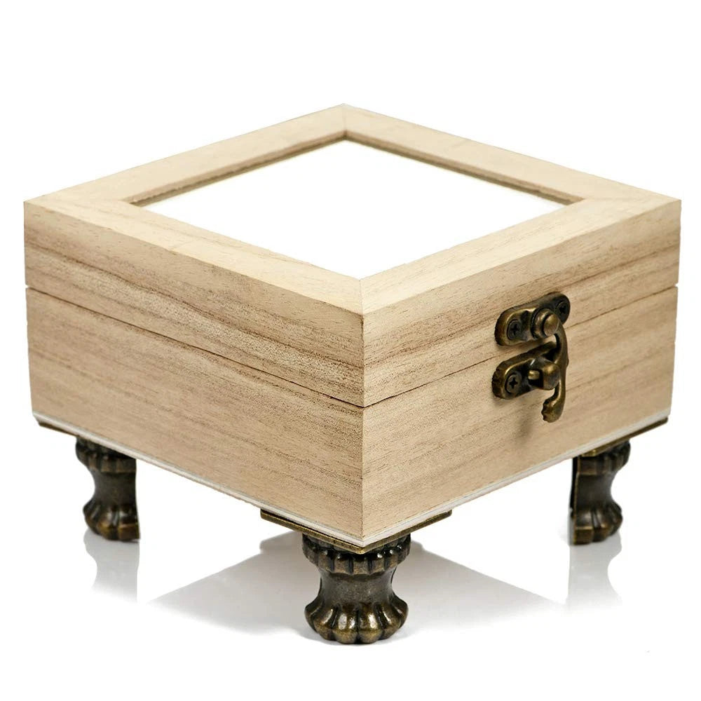 PGMJ 20 Pieces Jewelry Box Feet Retro Design 8.4 cm x 14.4 x 3.4 cm, K45_s