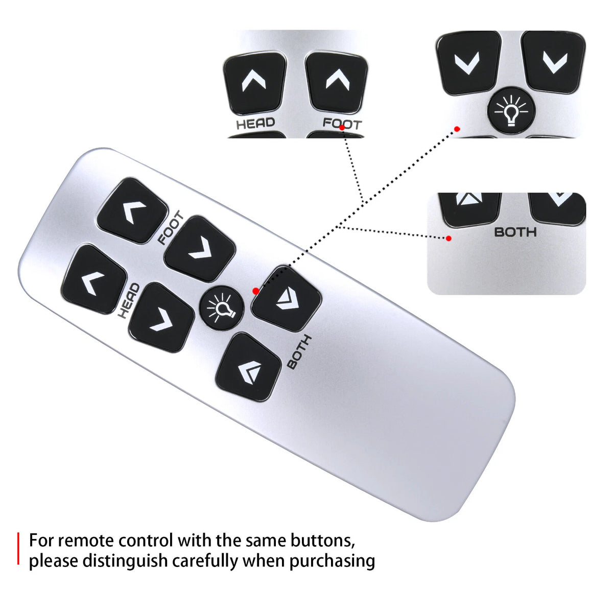 Remote Control For Leggett and Platt 100 Series II or T-120 Adjustable Beds