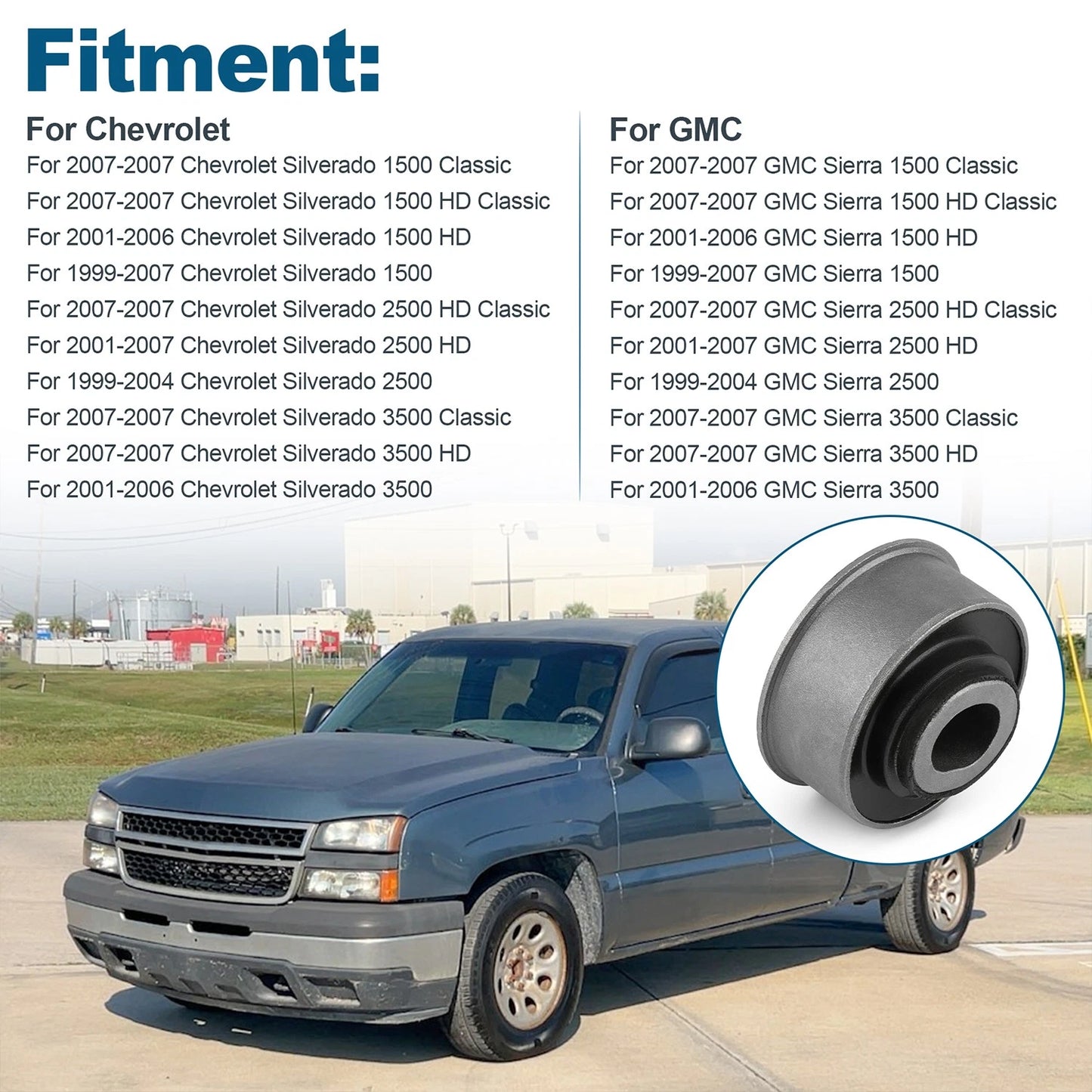Torsion Bar Bushing For Chevrolet Silverado GMC Sierra 1500 2500 20829013