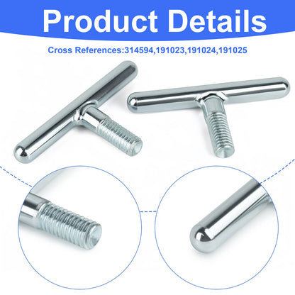2Pcs T-Handles Bolts For JT's Strong Arm Jack Stabilizer 314594