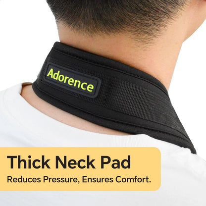 adorence Saxophone Neck Strap (Metal Swivel Snap, Pad, One Size, Black