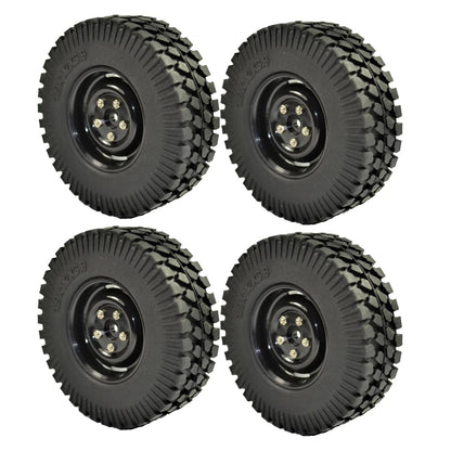 4Pack Wheel Tires Tyres Repalcement For Axial SCX10 D90 TF2 MST CC01 1/10 RC Car