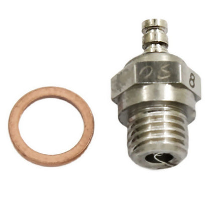 Glow Plug Standard OS No.8 Spark Medium For Nitro Engine RC Car Truck B