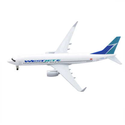 Alloy 1/300 American Westjet B737 Model Plane Diecast Airplane Aircraft Ornament