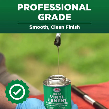 HH-66 Vinyl Cement 4 oz - Adhesive, Glue, Industrial 4 oz, Clear