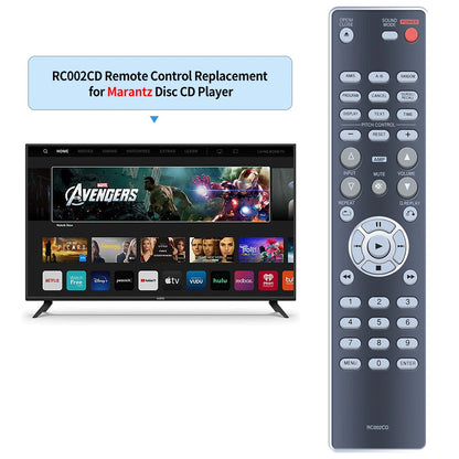 RC002CD Replacement Remote Control For Marantz CD Player CD5003 CD5004