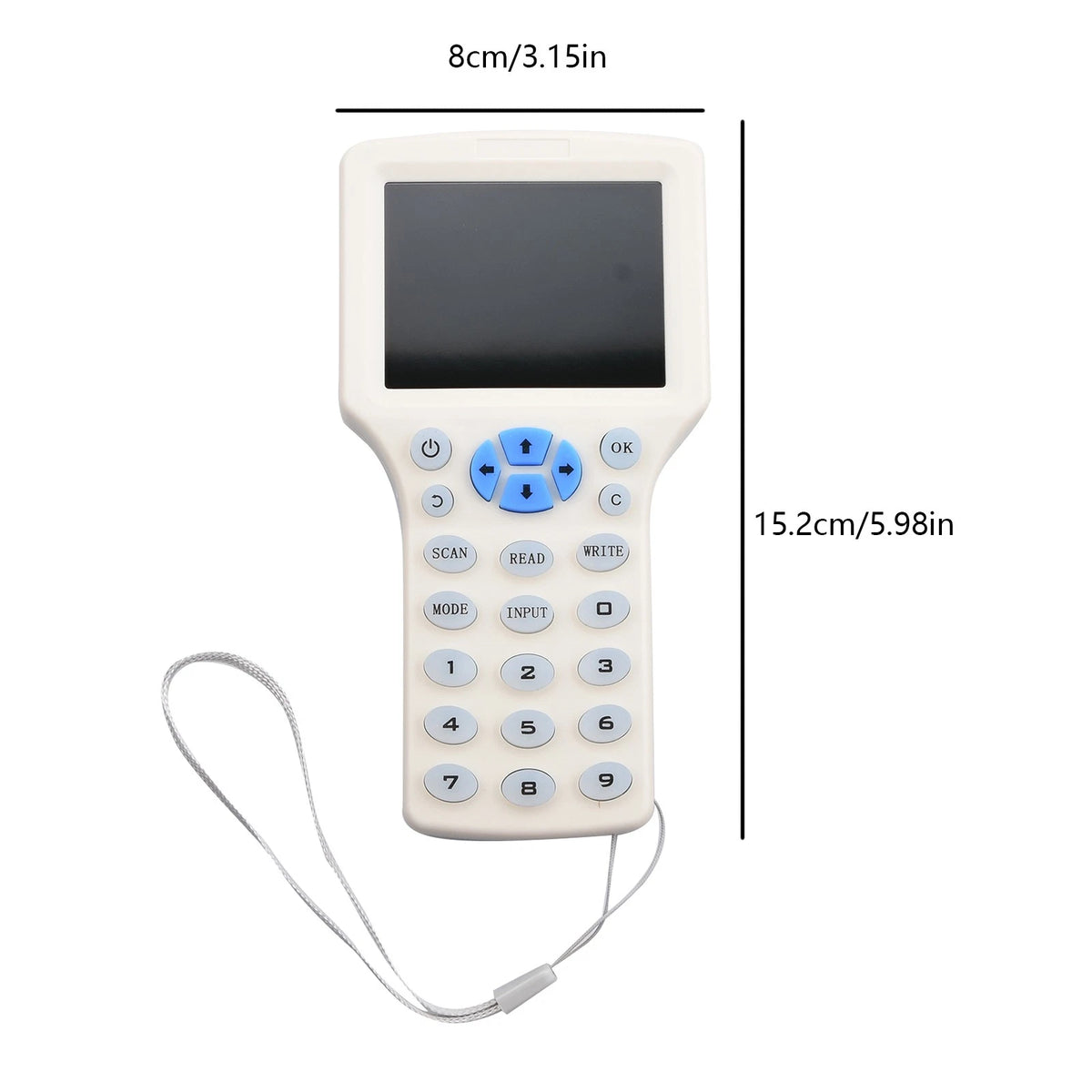 1Pc Handheld RFID/NFC Smart Card Reader Elevator Writer Copier IC ID Sensor