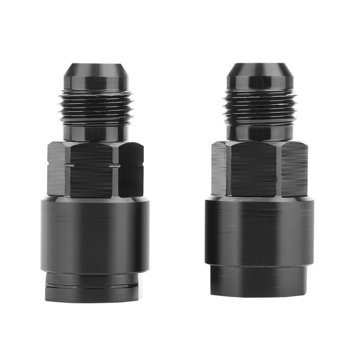 2pcs 6AN Male to 3/8"& 5/16" Hardline Tube Fuel Line Fitting Compression Adapter
