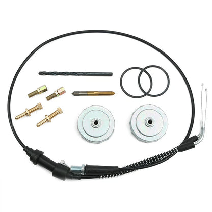 Fits TORS REMOVAL ELIMINATOR KIT Banshee throttle cable caps idle screws