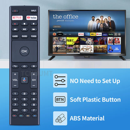 RM-C3363 Replacement IR Remote Control For JVC LED TV LT-32KB208