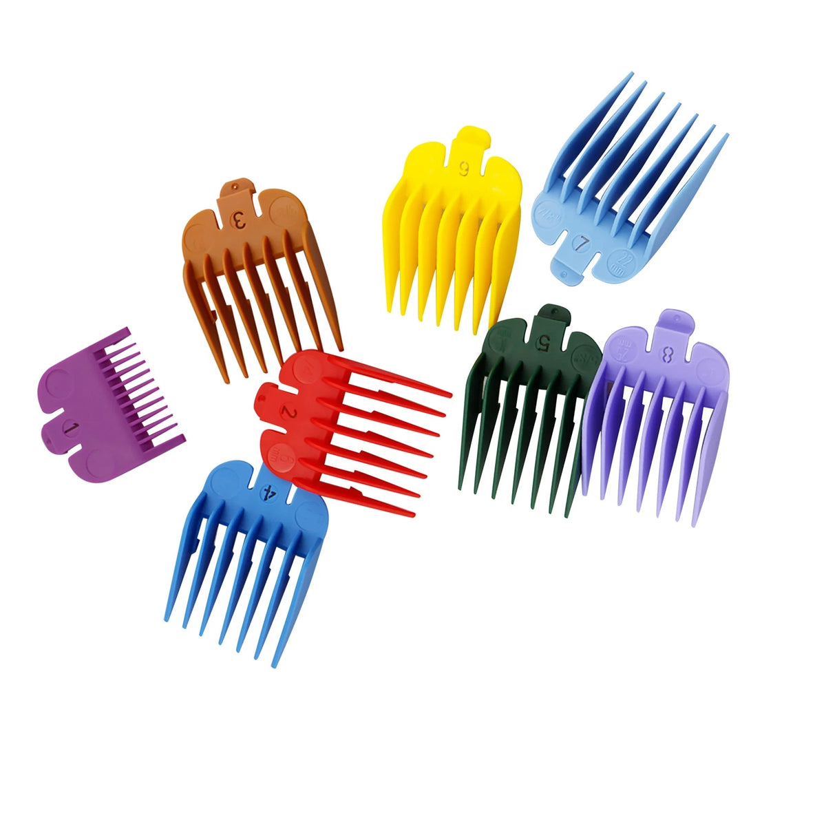 3/6/10/13/16/19/22/25mm Assorted Hair Clipper Cutting Guide Comb Guards For WAHL