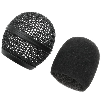 safycaby 2 PCS Microphone Ball Head Mesh Grill SM58 Head...