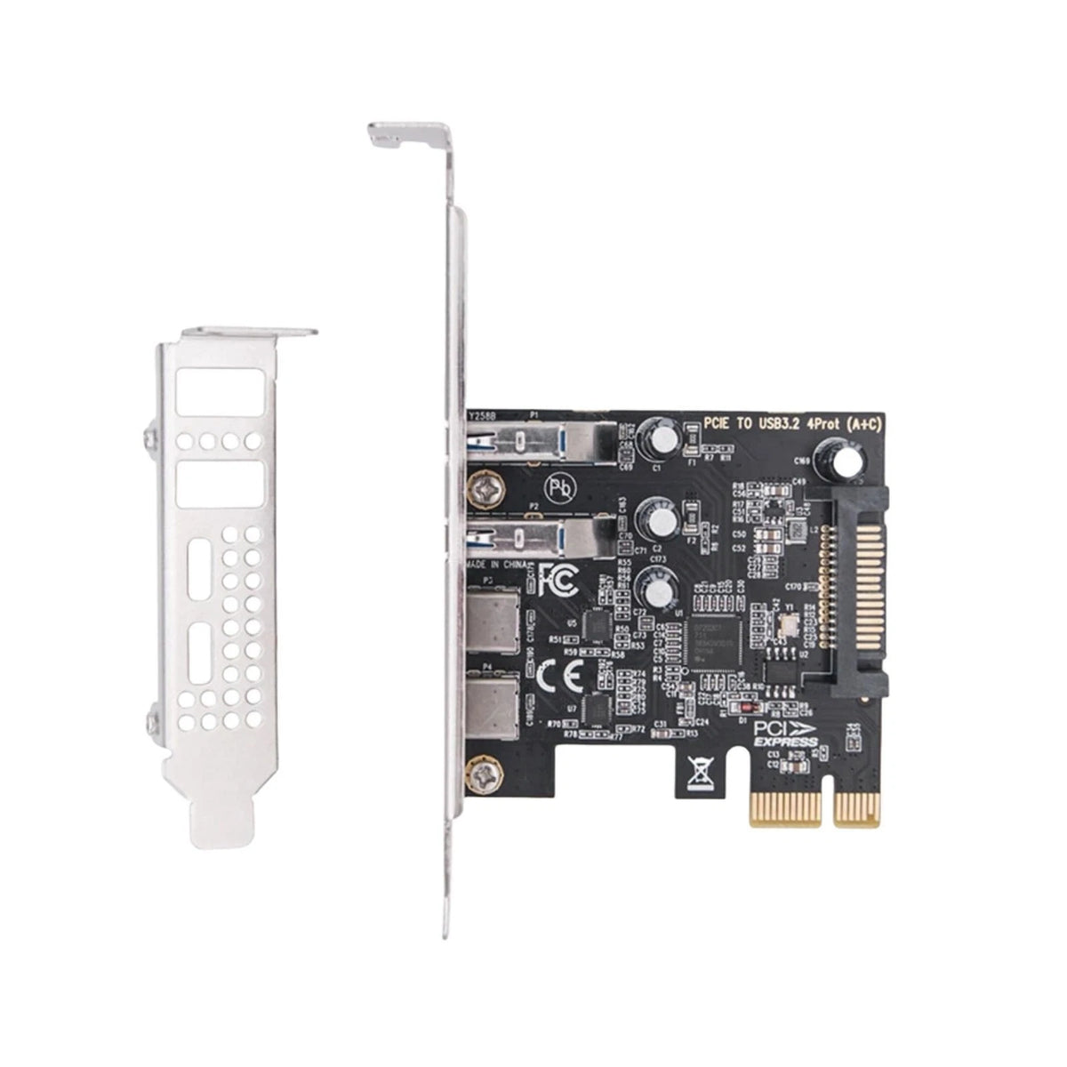PCI Express to USB PCIE Adapter Card Apply Dual Protection for Device Safety