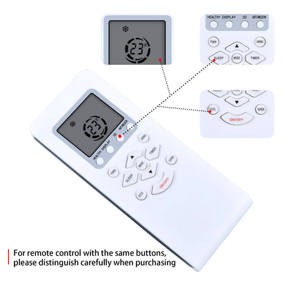 Air Conditioner Remote Controller Replacement Fit For GYKQ-21 KFR-52LW/B2