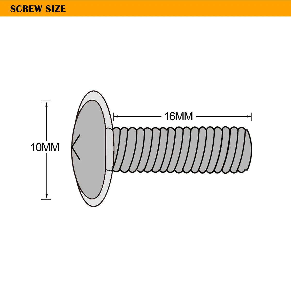 RIVECO 100PCS 10-32 Rack Screws for Server (100 Pieces), Black