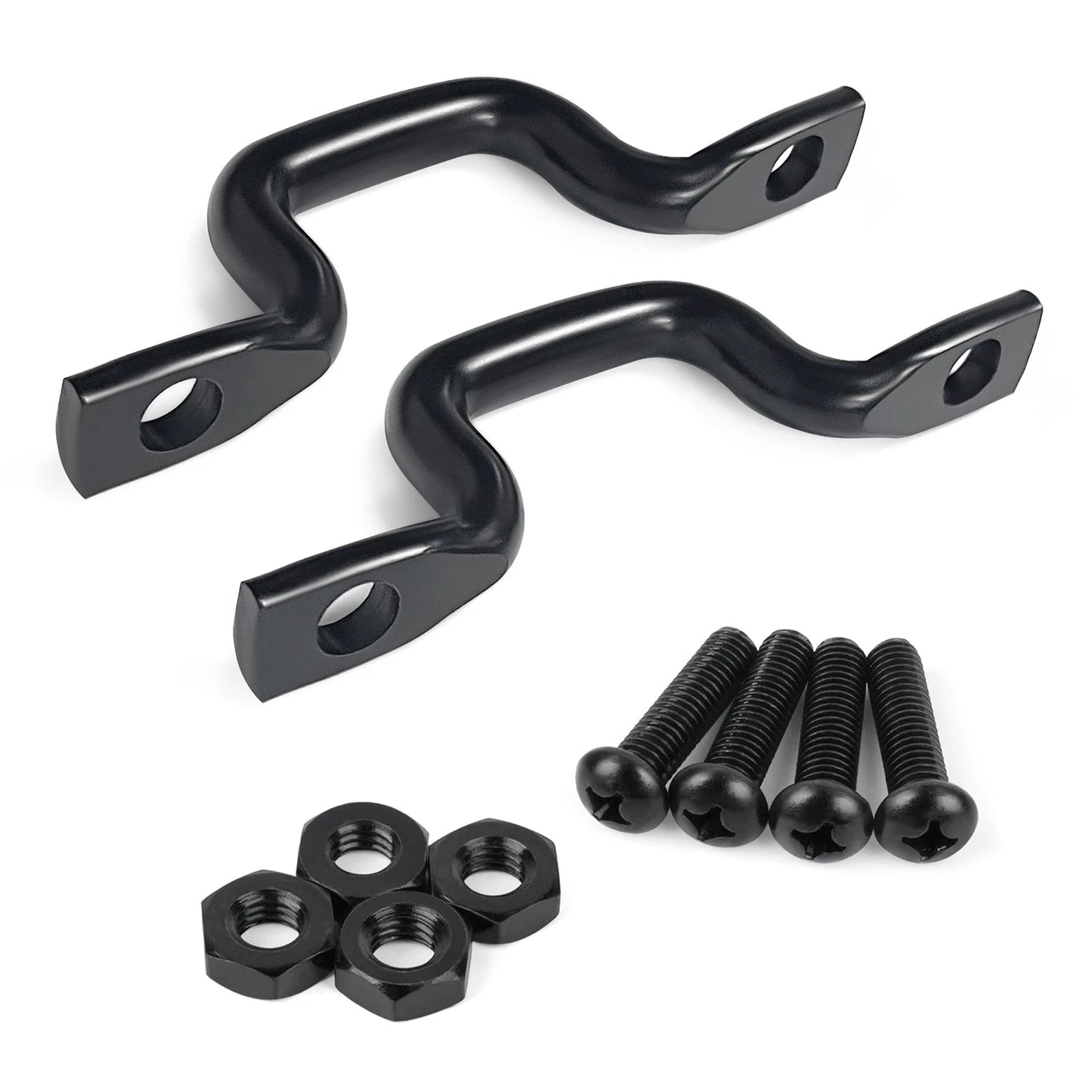 2X  Rear Truck Bed Rope Hooks for Ford Ranger 2019-2023 with Mounting Bolts