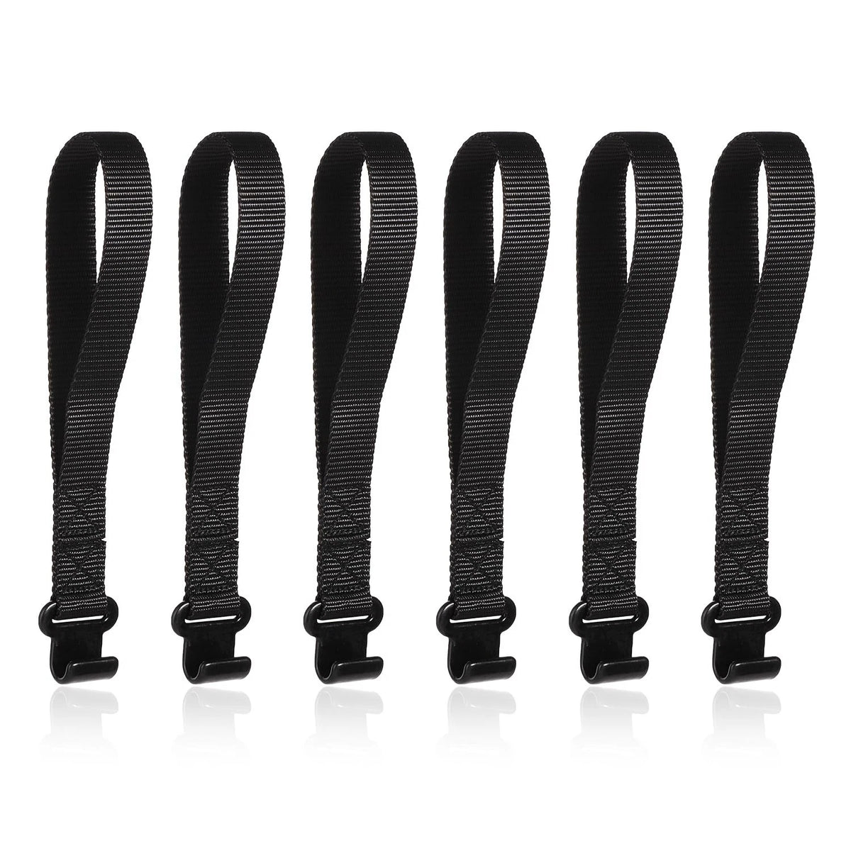 6pcs Rooftop Cargo Tie Down Hook Straps, Car Roof Carrier Door Hooks...
