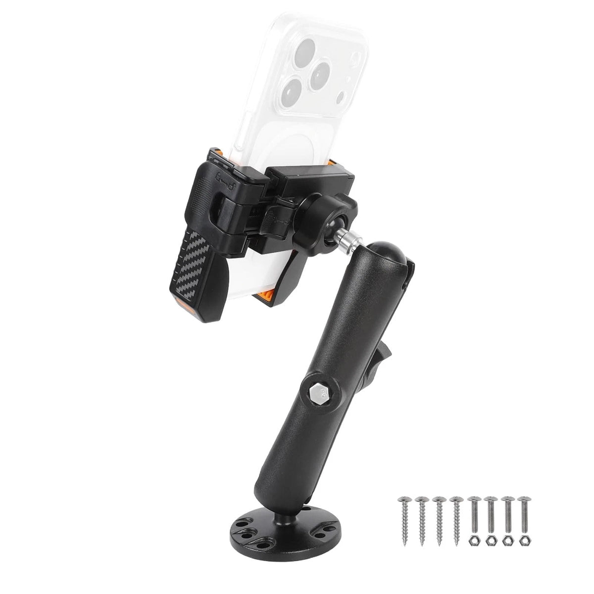 xik Universal Phone Mount Holder for Boat Car Truck Motorcycle UTV - Black