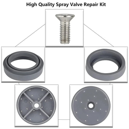 3 Pack Pre-Rinse Spray Valve Repair Kit for Most Commercial Kitchen Sink Gray