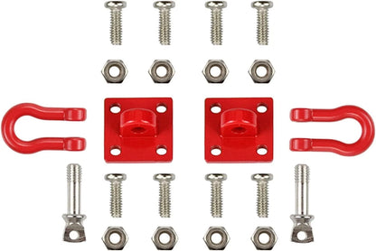 RC Trailer Chain Hook Tow Rope Winch Shackles for 1/10 Crawler TRX4 Axial...