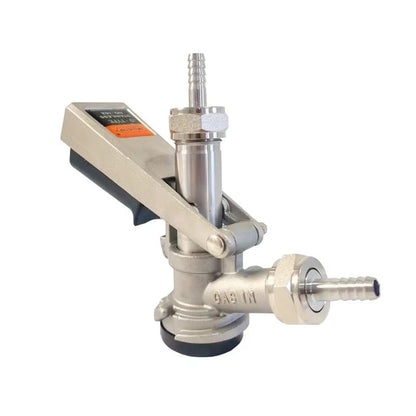 TWELVETAP All Stainless Steel 304 D Type Beer Coupler,Beer D-Type, Silver