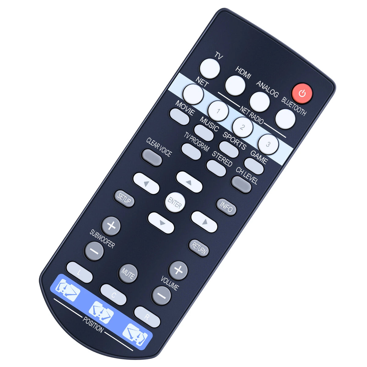FSR86 ZP80780 Remote Control For Yamaha Soundbar YSP-1600 YSP-1600