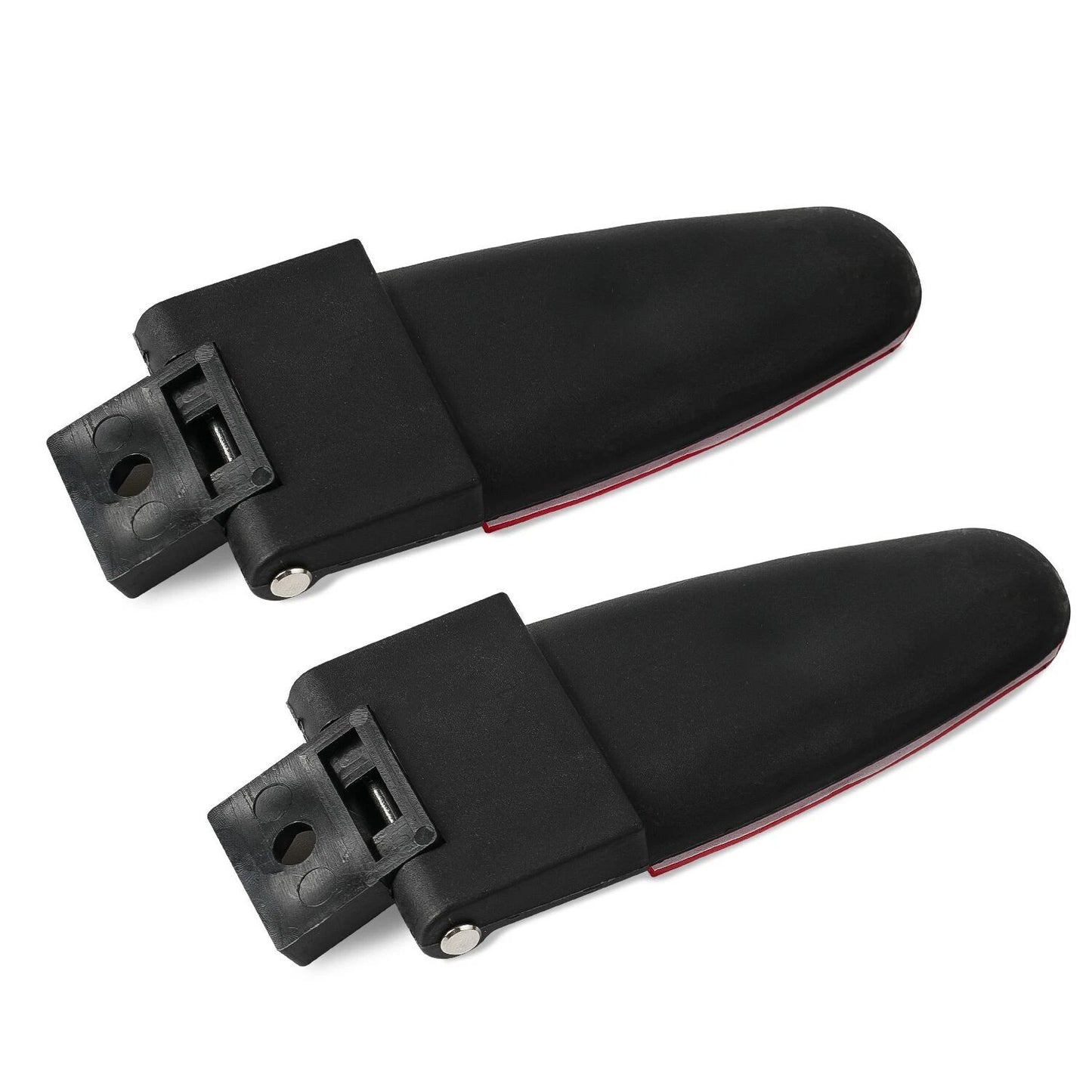 2 All Glass Rear Door Hinges with Hardware 103528-100XL/100LE for LEER Truck Cap
