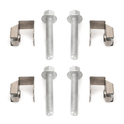 4PCS Exhaust Manifold Flange Bolts U Nuts Kit 03442 For Dodge Ram 1500 2500 3500