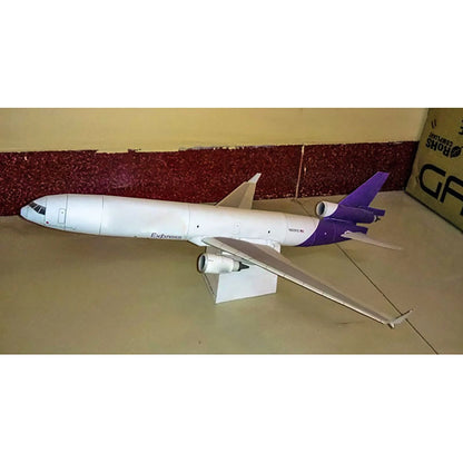 1:100  MD-11 Air Plane 3D Paper Model Cargo Aircraft Unassembled Ornaments