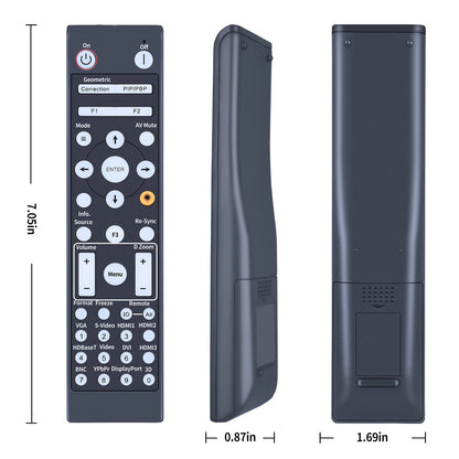BR-3075W Remote Control For Optoma Projector EH515TST EH515ST 4K500
