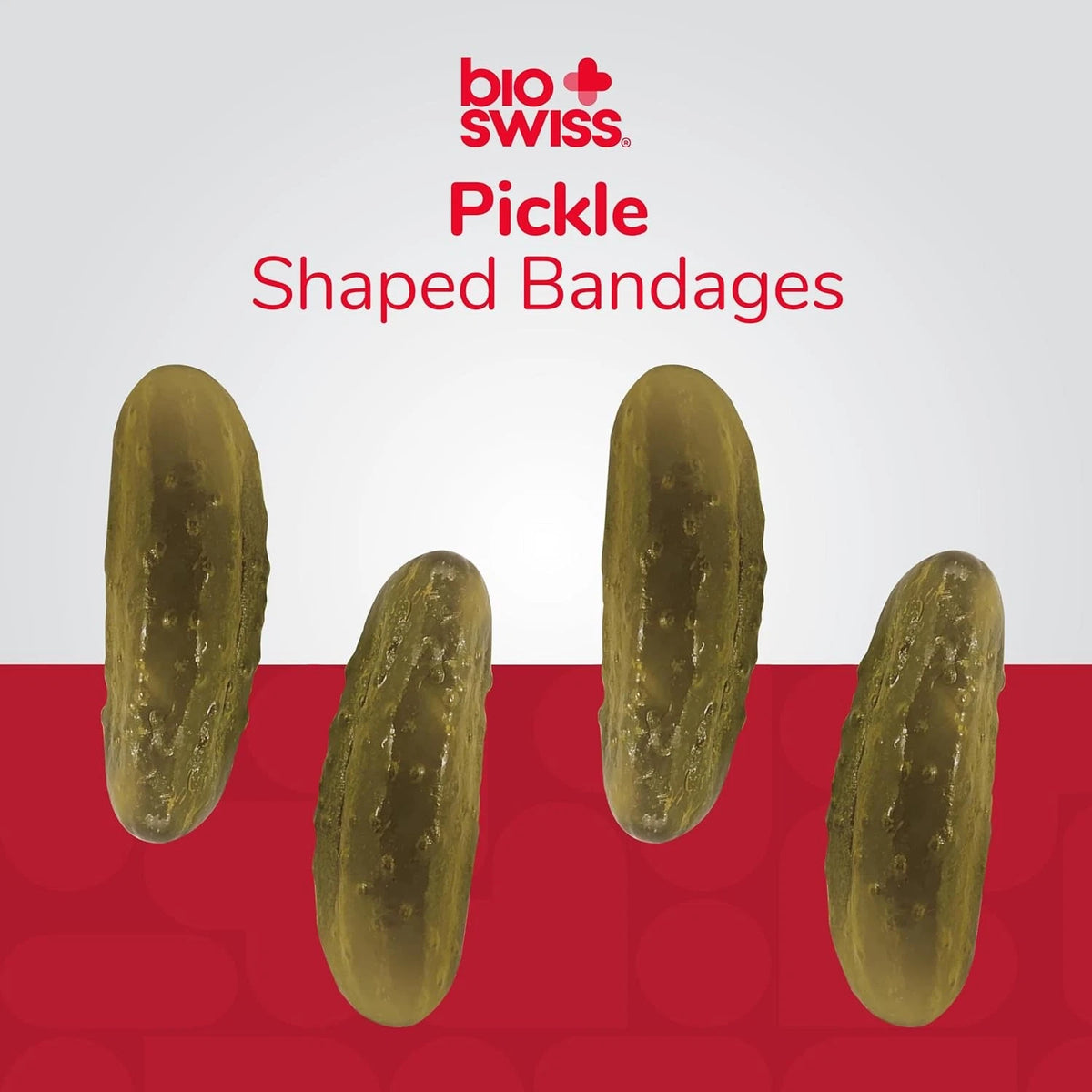 BioSwiss Bandages, Pickle Shaped Self Adhesive Bandage, Latex 24-Count Box