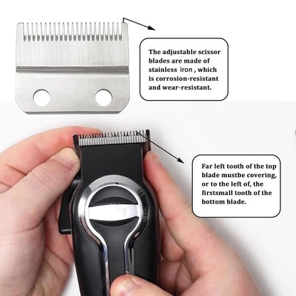 1* Adjustable 2 Hole Standard Clipper Blade Fit For Wahl Multi-model Clipper