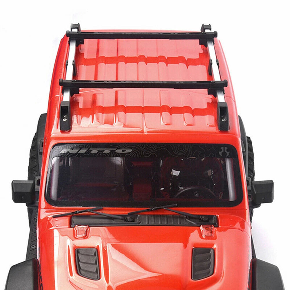 Adjustable Aluminum Alloy Decor Roof Luggage Rack for 1/10 RC Crawler Car DIY