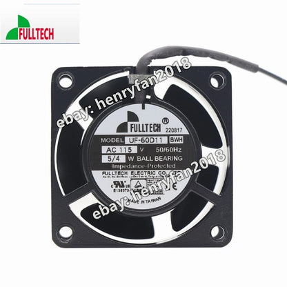 FULLTECH UF-60D11 BWH Axial Fan AC 115V 60*60*30MM 5/4W Industrial Cooling Fan