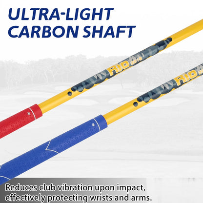 PGM Children's Golf Club Set - Can Hit Real Balls, 3 Pieces 2-3 years, Blue