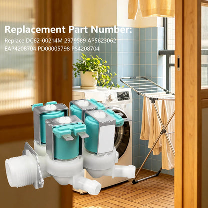 4-Way DC62-00214M Water Inlet Valve for Samsung Washing Machine 110V 2979589