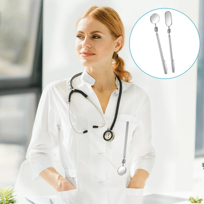 5 Pieces Telescoping Inspection Mirror Set Retractable Mechanical Mirror...