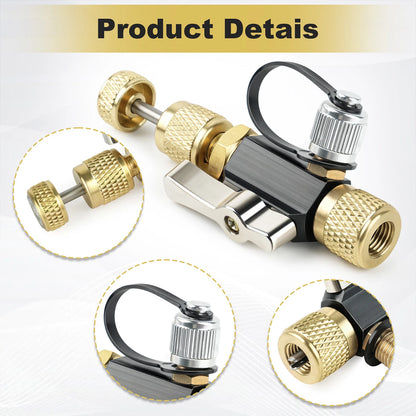 Mega Flow Vacuum Rated Valve Core Removal Tool – 1/4"  System Connection