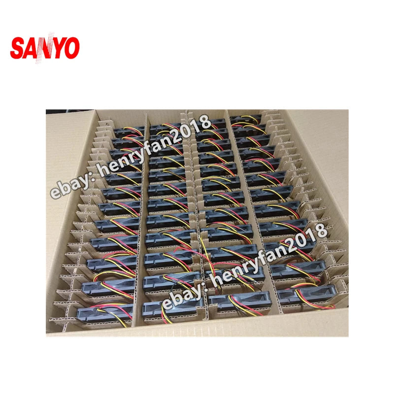 SANYO Denki Fan 109P0812H701 DC 12V 0.2A 80*80*15mm 2.4W Axial Cooling Fan