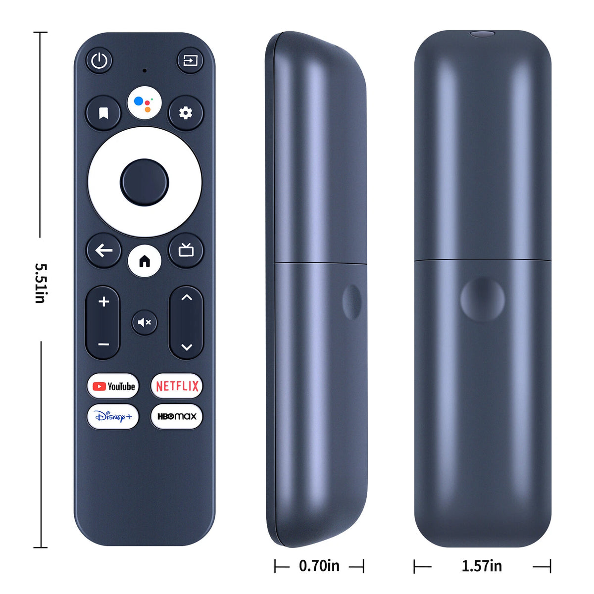 Remote Control For Onn Android TV FHD Streaming Stick 100024646 with Voice Black