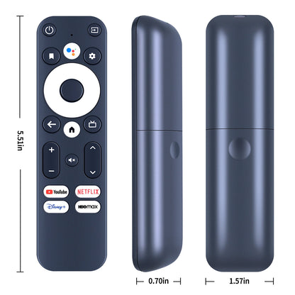Remote Control For Onn Android TV FHD Streaming Stick 100024646 with Voice Black
