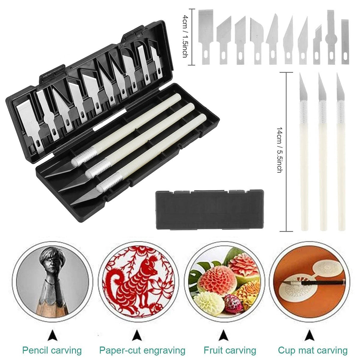 32 Piece 3D Print Tool Kit Includes Debur Tool, Cleaning, Finishing and...