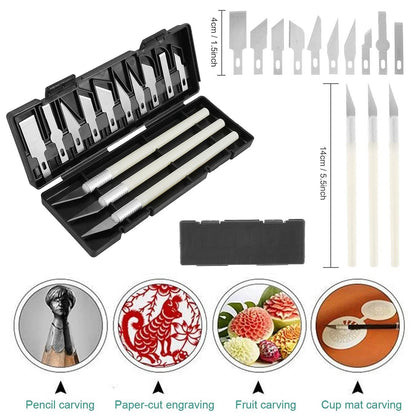 32 Piece 3D Print Tool Kit Includes Debur Tool, Cleaning, Finishing and...