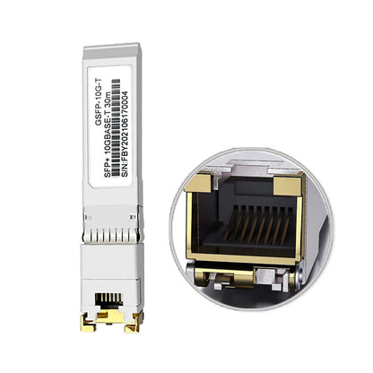 10GBase-T SFP+ to RJ45 Copper Ethernet Modular Transceiver Part For Cisco Switch