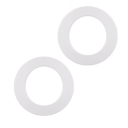NBPLUS Silicone Toilet Flush Valve Seal - 3-3/16" 3.14 inches (2 Pack), White