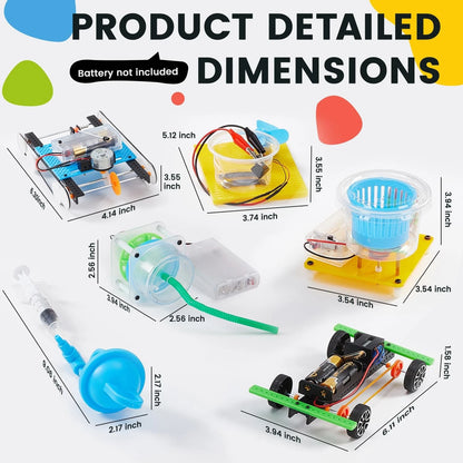 6-in-1 STEM Science Kits for Kids Age 8-12, Home 5.91 x 10.04 x 4.72 inches
